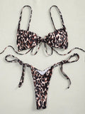 Sexy Ruffle Frilled Micro Thong Bikini 2025 Women Swimwear Female Swimsuit Two-pieces Bikini set String Bather Bathing Suit Swim