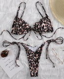 Sexy Ruffle Frilled Micro Thong Bikini 2025 Women Swimwear Female Swimsuit Two-pieces Bikini set String Bather Bathing Suit Swim