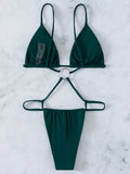 Sexy Extreme Mini Micro String Women Swimwear One Piece Swimsuit Female Cross Backless Monokini High Cut Bathing Suit Swim Lady