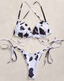 Sexy Ruffle Frilled Micro Thong Bikini 2025 Women Swimwear Female Swimsuit Two-pieces Bikini set String Bather Bathing Suit Swim