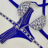 2020 venus vacation sexy women daimond push up crystal V collar rhinestone swimwear hot selling bathing suit biquini