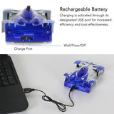 Mini Wall Climbing RC Car With LED Lights Remote Control 360 Degree Rotation Gravity Induction Racing Car Gift Toys for children