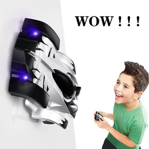 Mini Wall Climbing RC Car With LED Lights Remote Control 360 Degree Rotation Gravity Induction Racing Car Gift Toys for children