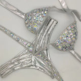 2020 venus vacation sexy women daimond push up crystal V collar rhinestone swimwear hot selling bathing suit biquini