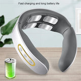 Electric Neck and Shoulder Pulse Massager 6 Mode 9 Levels Adjustable Cervical Vertebra Relax Pain Relief Kneading Machine