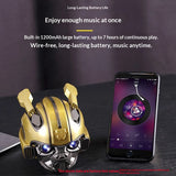 New Anime Character Steel Becomes King Kong Bumblebee Cartoon Bluetooth Speaker Gift Creative Handmade
