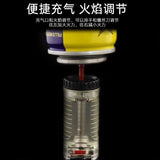Magic Blue Flame Grinding Wheel Lighter Metal Butane Gas Flint Lighter Cigarette Lighter Smoking Accessories Ensendedores