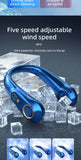 Hanging Neck Fan Digital Display Power Ventilador Bladeless Neckband Fan Portable Mini Air Cooler USB Rechargeable Electric Fans