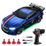 1/64 Scale Drift RC Car 2.4G Desktop Mini Racing Model with ESP 4WD Remote Control Vehicle Toy For Adults Kids Ideal Gift