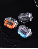 Waterproof Lighter Double Arc Mini Electronic Windproof Lighter Electric Transparent USB Rechargeable Lighters Outdoor Camping