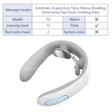 TENS Pulse Neck Massage Household Cervical Spine Massager Wireless Smart Sholder Cervical Massager Heating Muscle Punch Beating