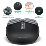 Medcursor Shiatsu Foot Massager Machine with Heat Roller Muscle Relaxation Pain Relief Electric Fully Wrapped Foot Massage