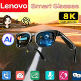 Lenovo 150 languages Smart Translation Bluetooth Sunglasses TF Card Supported Outdoor Wireless Stereo Glasses For Travel Sports