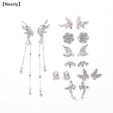 1Pairs Headphone Diameter Buckle Zircon Decorative Headphone Decoration Clip Removable Easy To Install Earbud Accessories
