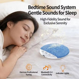 Under Pillow Mini Speaker 5.4 Hifi Stereo Sound Machine White Noise With 30/60/90 Min Timer For Bedroom Sleep
