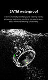 Smart Ring Display Screen and Touch, Wireless Charging,Smart Control,Health Manager,5ATM Waterproof For Men Women New Rings