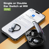 【AI Translator Earbuds】HTC NE25 Bluetooth Earphones LCD Touch Screen Sport Wireless Headphones Long Life with HD Mic