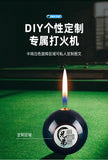 2026 Creative Billiards Flash Butane Gas Lighter Outdoor Key Pendant Gyro Pressing Ignition Cool Lighters Smoking Accessories
