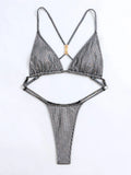 2025 Plaid Extreme Mini Micro Thong Bikini Female Swimsuit Women Swimwear One-pieces Bikini set Bather Bathing Suit Swim Wear