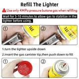 Mini Fashion Women's Bag Inflatable Lighter Open Flame Butane Gas Metal Lighter Women's Gift Cigarette Accessories
