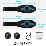 EMS Muscle Stimulator Toner Abdominal Toning Belt Body Slimming Massager Belly Waist Back Arm Leg Fitness Massage USB Recharge