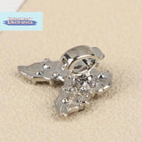 【1Pair Butterfly Rhinestone Decor For Clip On Earbuds Open Ear Accessories Removeable DIY Earphone Decoration】