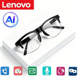 Lenovo 8K HD AI Smart Glasses AI Translation Hands-Free Calling AI Chat Logging Music Playback Smart Sunglasses for Men  New