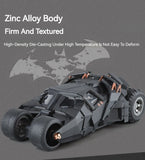 Large Scale 1:18 Batmobile Car Model Toy The Dark Knight Trilogy Sound Light Sliding Spray Alloy Vehicle Models Ornaments Gifts