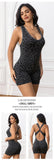 Leopard Print Workout Onesie Cross Open Back Athletic Rompers Sleeveless Yoga Jumpsuit Workout Outfit for Gym Pilates