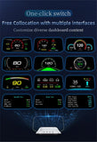 With Navigation GPS OBD2 Speedometer C3 HUD Car Electronic Auto Projector HUD Protable Head Up Display Car Accessories