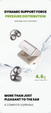 【HTC NE67】Bluetooth V6.0 Earphones AI Translator Earbuds TWS Earclip Wireless Headphones Portable with a Hanging Chain