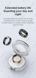Smart Ring Display Screen and Touch, Wireless Charging,Smart Control,Health Manager,5ATM Waterproof For Men Women New Rings