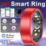 Smart Ring Women Men Heart Rate Blood Oxygen Sleep Health Monitor Camera Control IP68 Waterproof Fashion Sport Ring Holiday Gift