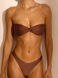 Miyouj Push Up Bikinis New Two Piece Suit 2026 Bathsuit Sexy Bikini Sets Hollow Out Swimsuit String Bathwear Low Waist Swimwear