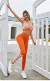 Cloud Hide SEXY Leopard Yoga Set Women Sports Wear Gym Tracksuit Clothes Workout Leggings Crop Top Bra Fitness Suit Sportswear