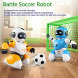 Intelligence RC Robot Toy Smart Football Battle Remote Control Robot Parent-Child Educational Toys Kids Christmas Gifts