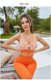 Cloud Hide SEXY Leopard Yoga Set Women Sports Wear Gym Tracksuit Clothes Workout Leggings Crop Top Bra Fitness Suit Sportswear