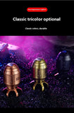 Metal Rotating Decompression Rotating Lighter Windproof Spray Flame Bullet Butane Inflatable Lighter Personalized Men's Gift