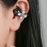 New Elegant Flower Shaped Headphone Rhinestones Buckles Clip On Attachment For FreeClip 1 2 Zircons Embellishment