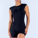 Sports Overall Bodysuit Women Seamless Jumpsuit Gym One-piece Suit Workout Outfits Backless Yoga Tights Long Sleeve Activewear