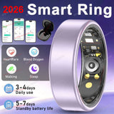 Smart Ring Women Men Heart Rate Blood Oxygen Sleep Health Monitor Camera Control IP68 Waterproof Fashion Sport Ring Holiday Gift