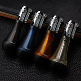Magic Blue Flame Grinding Wheel Lighter Metal Butane Gas Flint Lighter Cigarette Lighter Smoking Accessories Ensendedores