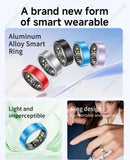Smart Ring Women Men Heart Rate Blood Oxygen Sleep Health Monitor Camera Control IP68 Waterproof Fashion Sport Ring Holiday Gift