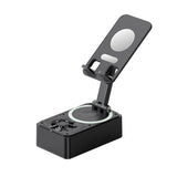 3-in-1 Bluetooth Speaker Phone Power Bank Foldable Wireless Speaker Phone Stand with Anti-Slip Pads For Video Meeting Live