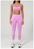 2PCS Yoga Suit Women Tracksuit Sports Bra High Waist Leggings Outfit Gym Set Fitness Athletic Wear Workout Clothes Sportswear