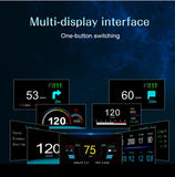 C1 Navigation Projection For HUD OBD2 GPS Bluetooth-compatible Auto Head Up Display Overspeed RPM Voltage Warning Car Parts