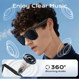 Lenovo Bluetooth5.4 AI Smart Camera Glasses 8K Photo Recording Remote Control Touch Translator Voice Assistant Wireless Sunglass