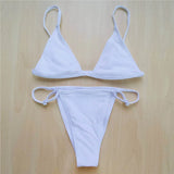 Extreme String Mini Micro Adjustable Strap Bikini Female Swimsuit Swimwear Women Two-Pieces Bikini Set Bather Bathing Suit V516C