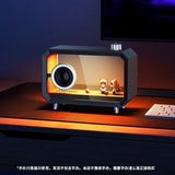 DIY Transparent Bluetooth Speaker RGB Colorful Lighting Computer Subwoofer Desktop Audio with High Volume Display BT AUX Play