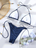 2026 Sexy Bikinis Swimsuit  Women Swimwear High Cut Bathing Suit Brazilian Biquini Sexy Bikini Sets Solid Beachwear